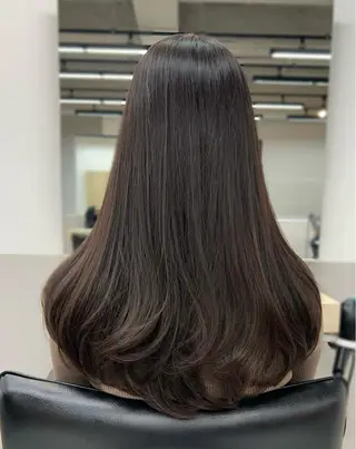セミロング 大人韓国ヘア🎀 しょうこLuanaのヘアスタイル