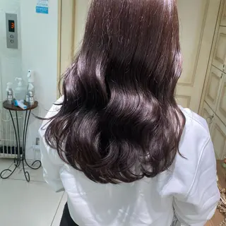 ロング カラー ヘアアレンジ 透明感カラー 古山 結季🌙🖤のヘアスタイル