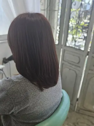 セミロング  熊野 タイソンのヘアスタイル