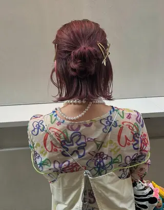 カラー MUKU ひかるのヘアスタイル
