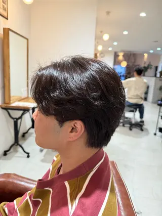 パーマ メンズ 北岡 大輝のヘアスタイル