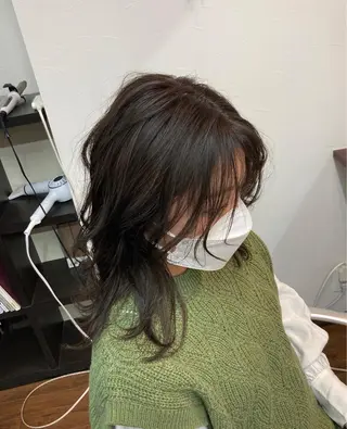 セミロング カラー ヘアと眉Otsuka Hikari💆‍♀のヘアスタイル