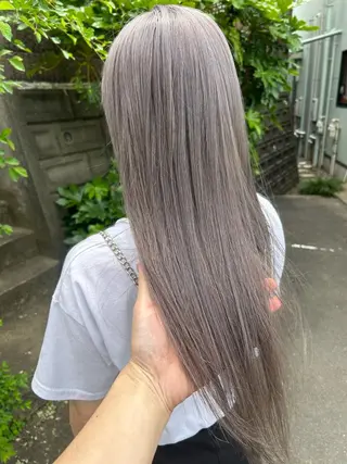 カラー ダブルスキルエクステ /羽エクステ白石宇由のヘアスタイル