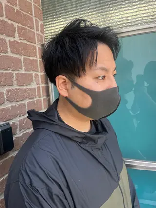 ショート カラー パーマ ヘアアレンジ メンズ キッズ ネイル マツエク・マツパ アイブロウ 久木原 ゆりのヘアスタイル