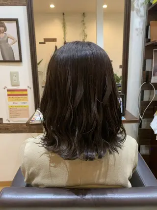 ミディアム カラー サトウ シューイチのヘアスタイル