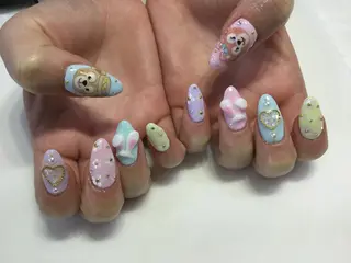 ネイル 💎🐰 saki. m 🐰💎のネイルデザイン