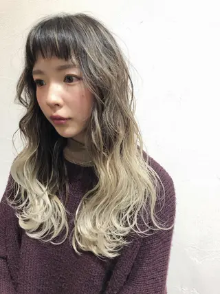 ミディアム カラー メンズカット特化柏駅 徒歩3分LOUのヘアスタイル
