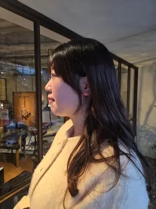 ロング ヘアアレンジ 韓国好き🇰🇷 美容師MIKUのヘアスタイル