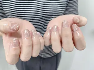 ネイル ki🍒🍒 ki ツルツルネイルのネイルデザイン