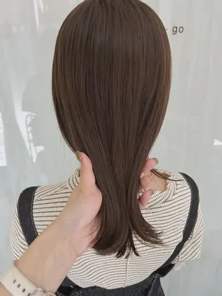 カラー シモウラ アオイのヘアスタイル