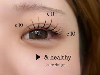 マツエク・マツパ mila ⏾ conのマツエク・マツパデザイン