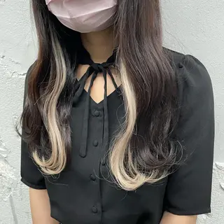 ロング カラー 🧡艶髪ちゅるん髪 🫧🧡YUKI❄️のヘアスタイル