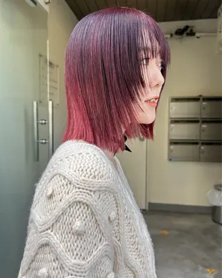 セミロング 薄暮 マツイ レンのヘアスタイル