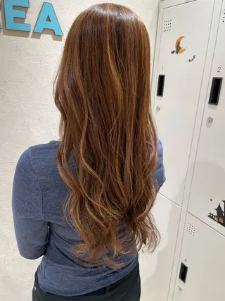 ロング レイヤー×ハイライト 🌷RINA🌷のヘアスタイル