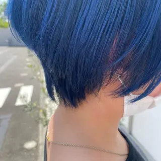 ショート カラー 渡辺　亮/ 白髪ぼかし/髪質改善のヘアスタイル