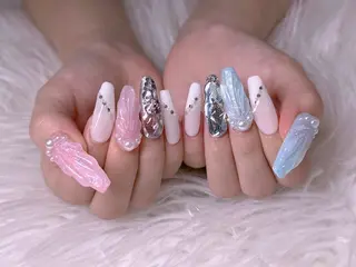 ネイル 長さだし専門店 M2　rikaのネイルデザイン