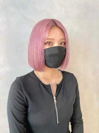 ショート カラー ハイトーン×レイヤー ／遠藤将太のヘアスタイル