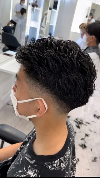 パーマ メンズ メンズ専門美容師店長 💈高橋和真💈のヘアスタイル