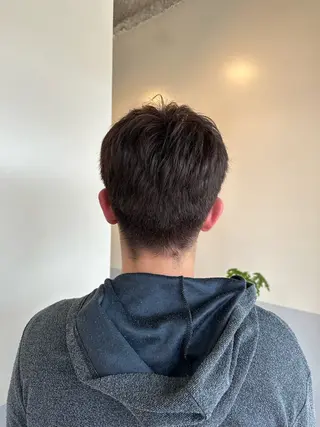 カラー メンズ 三浦彩那/ 透明感カラー/岡崎のヘアスタイル