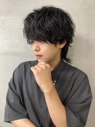 ショート カラー パーマ ヘアアレンジ メンズ メンズ特化酒井翔太 /メンズカット/名駅のヘアスタイル
