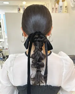 ロング ヘアアレンジ 透明感カラー🫧ヘア セット🫧松本菜月の眉毛・アイブロウイメージ