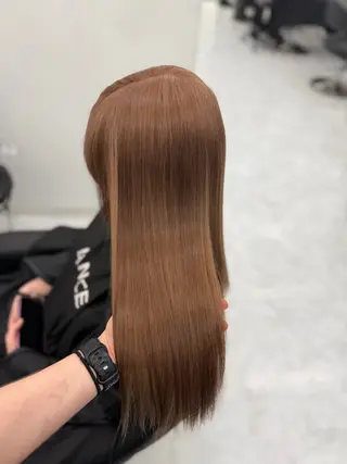 カラー 透ける透明感カラー 🎀anju/渋谷のヘアスタイル