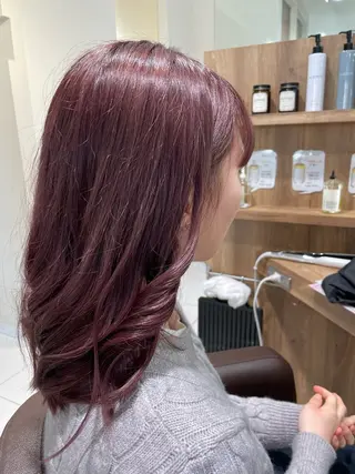 ミディアム カラー ♚Honoka♚ ヘアセットのヘアスタイル