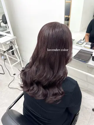 ロング カラー 柔らかオリーブ🌿 HIMARI🌻のヘアスタイル