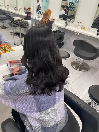 ロング カラー ヘアアレンジ 💗横浜美容室 💗HARUNAのヘアスタイル