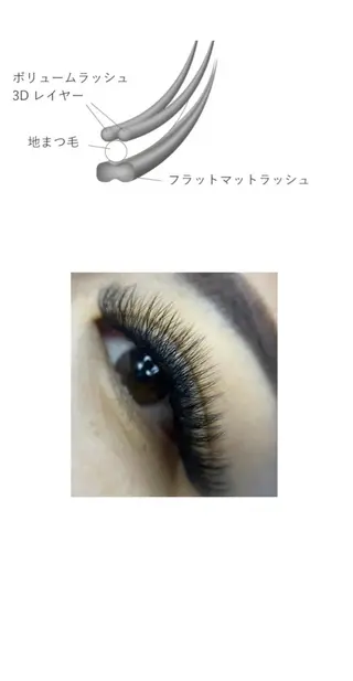 マツエク・マツパ Rili beautyナツのマツエク・マツパデザイン