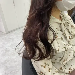 セミロング カラー ヘアアレンジ mai🍑暖色カラー /レイヤー💖のヘアスタイル