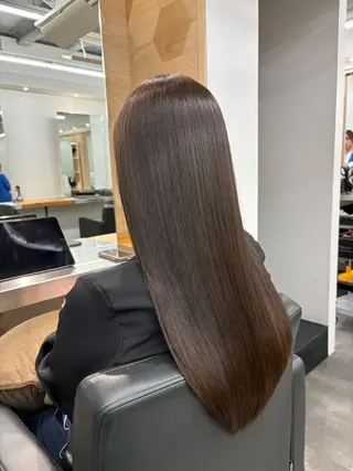 ロング 中村 美月のヘアスタイル