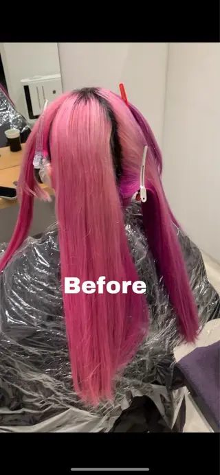 ロング カラー れい🫧 ハイトーン特化のヘアスタイル