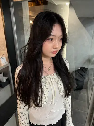 ロング You/透明感カラー レイヤーカット/ボブのヘアスタイル