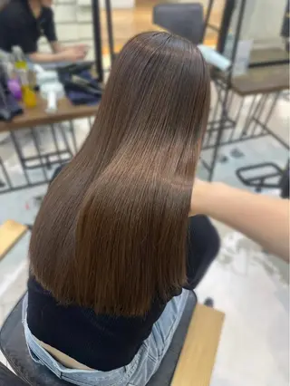 ロング カラー メンズパーマ/ メッシュ📍ユリのヘアスタイル
