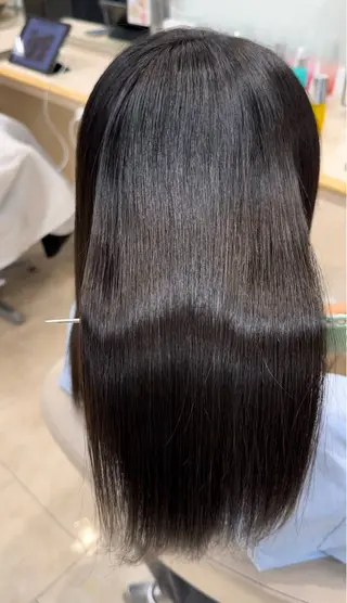 ロング カラー 艶髪 黄金比みくのヘアスタイル