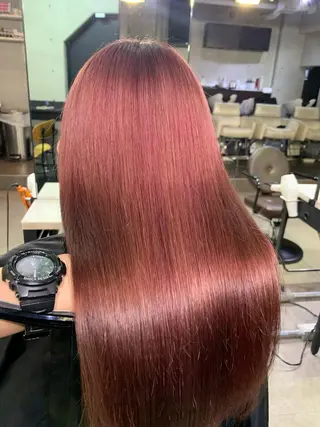 カラー 中性ウルフカット ケアブリーチ/ケイトのヘアスタイル