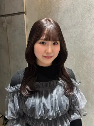 セミロング Natsuki/韓国 ボブ/レイヤーカットのヘアスタイル