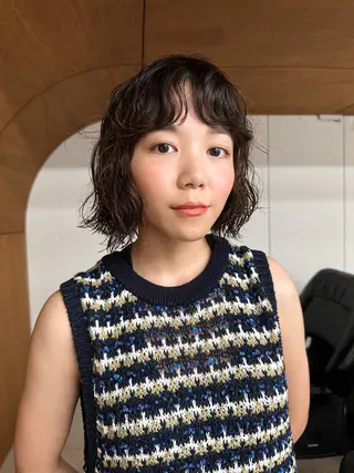 パーマ tuna   トゥナ所属・藤川 暖士のヘアスタイル