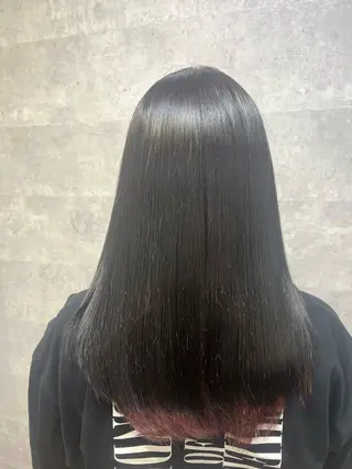ロング カラー 紫音 cutwells郡山のヘアスタイル