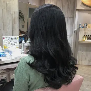 ロング カラー モテ髪×トレンド💕 小顔レイヤー 金井のヘアスタイル