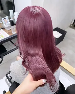 セミロング カラー パーマ ヘアアレンジ メンズ mona/ ストレートスタイル✨のヘアスタイル