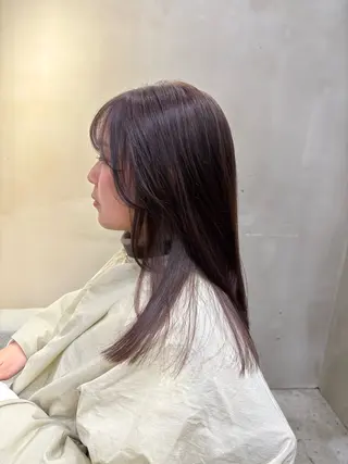 セミロング カラー 中園康 /カラー/ブリーチのヘアスタイル