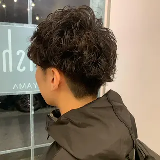 パーマ メンズ apish パーマ/夏琳🌻のヘアスタイル