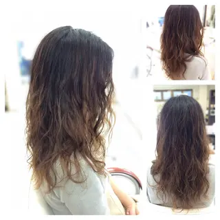 ロング パーマ Hair VERDEのヘアスタイル