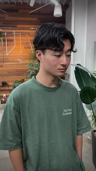 メンズ パーマスタイル特化◎ 永戸圭汰のヘアスタイル
