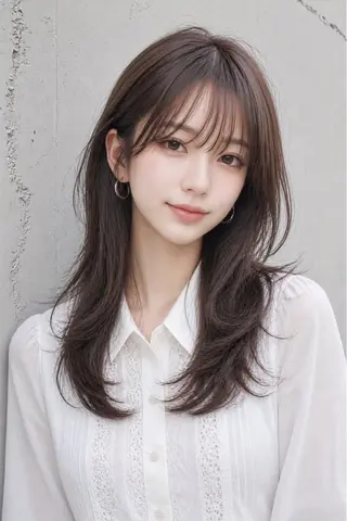 ロング 盛れるレイヤー× ウルフMari🪽のヘアスタイル