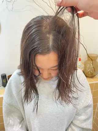 カラー sakura🌸 レイヤー/韓国ヘアのヘアスタイル