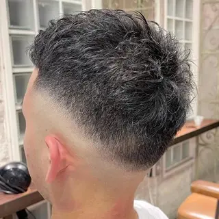 ショート メンズ メンズ/フェード/ バーバー/盛山大地のヘアスタイル