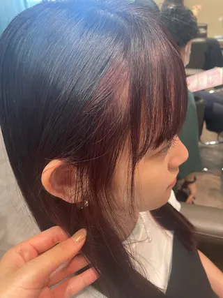 セミロング PANOLA下北沢 中川夢菜のヘアスタイル
